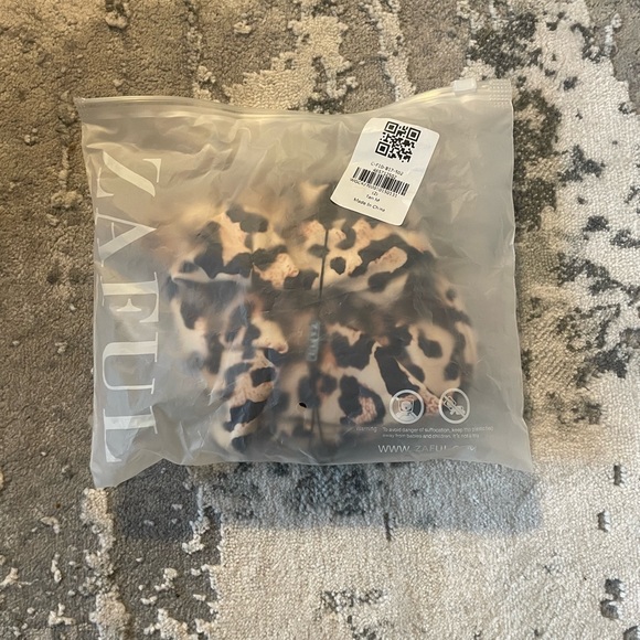 ZAFUL Leopard Print High Waist Bikini Bottom - Picture 3 of 4